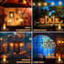 Kakolvan E12 Bulbs 3 Bulbs (2 Pack) LED Flickering Candelabra Flame Effect Light - Modes Flicker Chandelier Candle Fire