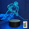 Lampeez Ice Hockey Player 3D Night Lights for Kids LED 16 Colors