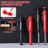 Hiboom 2 Pcs Carpenter Mechanical Pencils Marker: 18 Pcs Refills with Built-in Sharpener for Woodworking