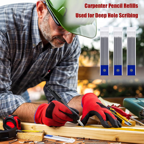 Zhehao 120 Pieces 2.8 mm Carpenter Pencils Refills HB for Construction Pencils and Mechanical Pencil Refills