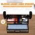 Sliding Under Desk Drawer Organizer with 2 Drawers, No Drilling, Metal Clamp for Home & Office Storage