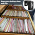 Hicarer 8 Pcs Metal Hanging File Bracket Clips, Storage Hanging File Rail Clips, Fits 1/2" Drawer Side for File Storage