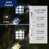 FLSNT Dusk to Dawn Outdoor Sensor A19 LED Light Bulb, 5000K Daylight, 7W (60W Equivalent), 800LM, 4 Pack