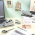 Demissle 6 Pcs Bling Office Desk Accessories Set, Crystal School Stationery Kit with Scissor, Stapler, Tape Dispenser,