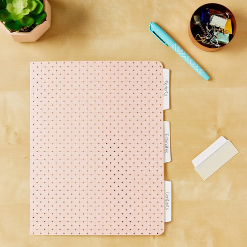 Avery Ultra Tabs / File Tabs 3" x 1.5" / 2-Side Writable, White / 24 Tabs Per Pack, 2-Pack, 48 Total