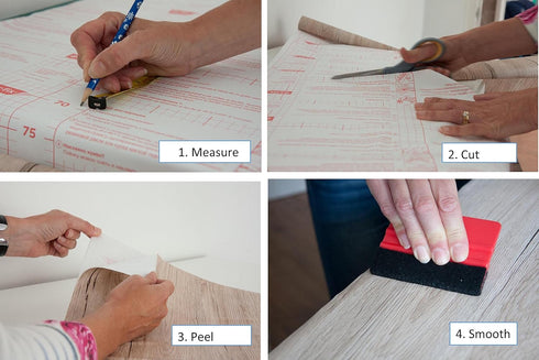 d-c-fix Avellino Slate Stone Look Peel and Stick Contact Paper 17.7" x 78.7" Waterproof Removable Decorative Vinyl