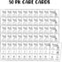 Lashicorn 50pk 2x3.5 Packaging Bread Care Instruction Cards | Sourdough Storage Bakery Baker Client Cinnamon Roll