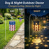 Patriotic Hanging Solar Lantern American Independence Day Garden Lantern Outdoor Decorative Waterproof LED Solar