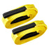 Pindex 2 Pack 2" x 20' Web Lifting Sling, 11000 Lbs Breaking Force for Rocks, Trees, Tool Boxes, Yellow