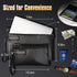CarryWise Set 2 6200F 14"x9.8" 10.6" 6.7", Fireproof Document Bag with Lock, Pcs Money Box for Cash & Passport, Fire
