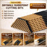 50 1/8" Tondiamo Pcs Drywall Rotor Tips Drywall Router Drill Bits HSS Guidepoint Cutting Rotor Tips Cutout Tool for Use