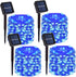 4 Pack Solar Powered Copper Wire String Lights Outdoor, Total 400 LEDWaterproof