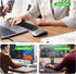 MEKASS Ergonomic Mouse Wrist Rest, Premium Memory Foam Support for Pain Relief, Classic Black