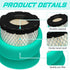 4 Set Air Filter with Oil Filter, Compatible with 653412 794935 44M977 Lawn Mower Filters