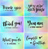 Outus 60 Pcs Holographic Thank You Cards Appreciation Greeting Postcards You Are Awesome