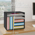 Desk Paper Organizer, Wood Storage Shelves for Office, Adjustable Letter Tray File Sorter for Home Office
