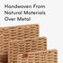 U Brands Woven Letter Sorter, Rattan-Inspired Wicker Style Office Organization Supplies, 1 Count