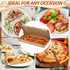 AmazingSpark 50 14 7 1.5 Inch Pcs Pizza Boxes x x Kraft Flatbread Box Corrugated Rectangular Take out Baking Containers