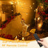 60FT Dimmable 3Modes 25 2 Bulb, G40 Ollny Solar Lights Outdoor, Waterproof Remote Control Timers String Light with LED