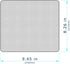 VIVIPOW Inspirational Quote Mouse Pad, Stitched Edge Mouse Pad with One Small Positive Thought in The Morning Can
