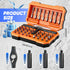 42-in-1 Set Set Saker Magnetic Screwdriver for Fathers Day Gift, Screwdriver with T Handle & Storage Case, for Men