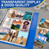 7200 9 3 Cards(400 Pockets Card Sleeves Binder Sheets, Pocket Card Sleeves for Ring Binder, Trading Cards Sleeves Fit