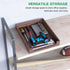 Wooden Letter Tray, Natural Pine Wood Desktop Organizer, Multi-Functional Storage for Office Kitchen, Stackable