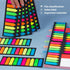 Fluorescent Translucent Sticky Note Flags, 2400 Pcs Total, Pack of 10 Color Tabs, Arrow Sticky Notes