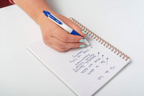 Zebra Pen Sarasa Dry X20+ Retractable Gel Pen, Plastic Barrel, Medium Point, 0.7mm, Blue Ink, 12-Pack