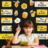 Whaline 26Pcs Bee Motivational Bulletin Board - Inspirational Bumble Bee Cutouts for School Wall Art Decor