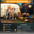 32.8' 6 IPX4 GHORA Camping String Lights, Outdoor USB Rechargeable with Remote Control - Modes Waterproof Portable Warm