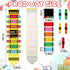 JarThenaAMCS 30 14 Student Behavior Clip Chart for Classroom Kids Track Reward Incentive Behavior Pocket Chart Crayon