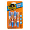 Gorilla Super Glue, Clear Glue, Four 3 Gram Tubes (Pack of 1) - All Purpose Fast Setting for Projects and Repairs