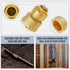 SUNGATOR Reducing Adapter 1/2 Inch x 3/4 Inch FNPT, No Lead Brass Push-to-Connect Female Plumbing Fittings, Pack of 6