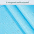 50Pcs 3 Dental Bib Sheets Tattoo Table Covers Dentist Bibs Tattoo Tray Covers Ply Sheets Waterproof Bibs Blue