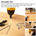 MulWark 82 Countersink Drill Bit Set with 5pcs Free Replaceable HSS Bits for Woodworking - 5 Pack