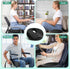 Tailbone SAHEYER Donut Pillow for Pain, Memory Foam Hemorrhoids Pillow for Sciatica Nerve, Sciatica Hip Coccyx Seat