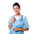 Dixie EMS Lightweight Stethoscope, Single Head, Latex Free for Doctors, Nurses, Students, Medical Home Use - Purple