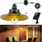 Solar Pendant Light Indoor Outdoor, Solar Shed Light IP65 Waterproof Metal Powered