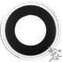 OnFireGuy 20pcs 16mm Black Ring Coin Holders & Capsule Tube with Black Cap for 1/10oz Gold Eagles