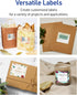 Avery Printable Blank Rectangle Labels, 3" x 3.75", Pearlized Ivory, 48 Labels (22823)