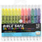 U.S. Office Supply Bible Safe Gel Highlighters, Pack of 12, 6 Neon Yellow and 6 Colors, Won't Bleed or Fade, Study Guide