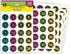 Teacher Chalkboard Brights Numbers Stickers