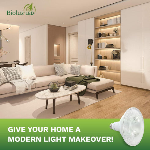Bioluz LED 4 Pack PAR38 LED Light Bulb 90 CRI 12W = 100-120 Watt Replacement, Soft White 3000K, Dimmable Light Bulbs Flood Lights Outdoor/Indoor UL Listed Light Bulbs Title 20 High Efficacy LED Bulbs by Bioluz LED