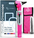 Zyrev ZetaLife Otoscope - Ear Scope with Light, Pocket Size Ear-Infection Detector (Pink Color)