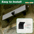 90 2 Pack 6 Heavy Duty Shelf Brackets, Waterfall Support Brackets, Floating Shelf L Triangle Angle Brackets