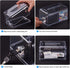 Tip / Donation / Suggestion / Business Card Collection Box with Lock in Clear Color by Polmart