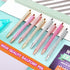 Leinuosen 20 Pcs Comfortable Writing Ballpoint Pens, Metal Retractable, Medium Point for Office Supplies (Silver, Gold)