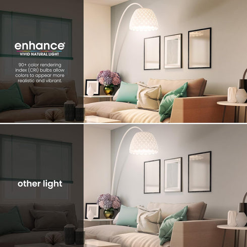 Feit Electric A19 LED Light Bulbs, 60W Equivalent, Dimmable, 800 Lumens, 5000K Daylight, 8 Pack