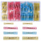 130 Pcs Heat Shrink Butt Connectors Kit, 10-26 AWG Waterproof Insulated Marine Automotive Crimp Terminals